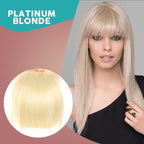 Sumoravibe - Estensioni dei capelli con frangia clip-in 3D senza cuciture