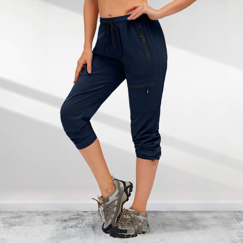Sumoravibe - Pantaloni Trekking 5 Zip Tasca da donna