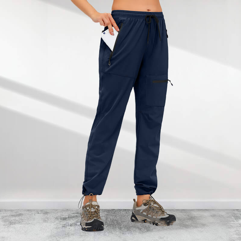 Sumoravibe - Pantaloni Trekking 5 Zip Tasca da donna