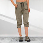 Sumoravibe - Pantaloni Trekking 5 Zip Tasca da donna