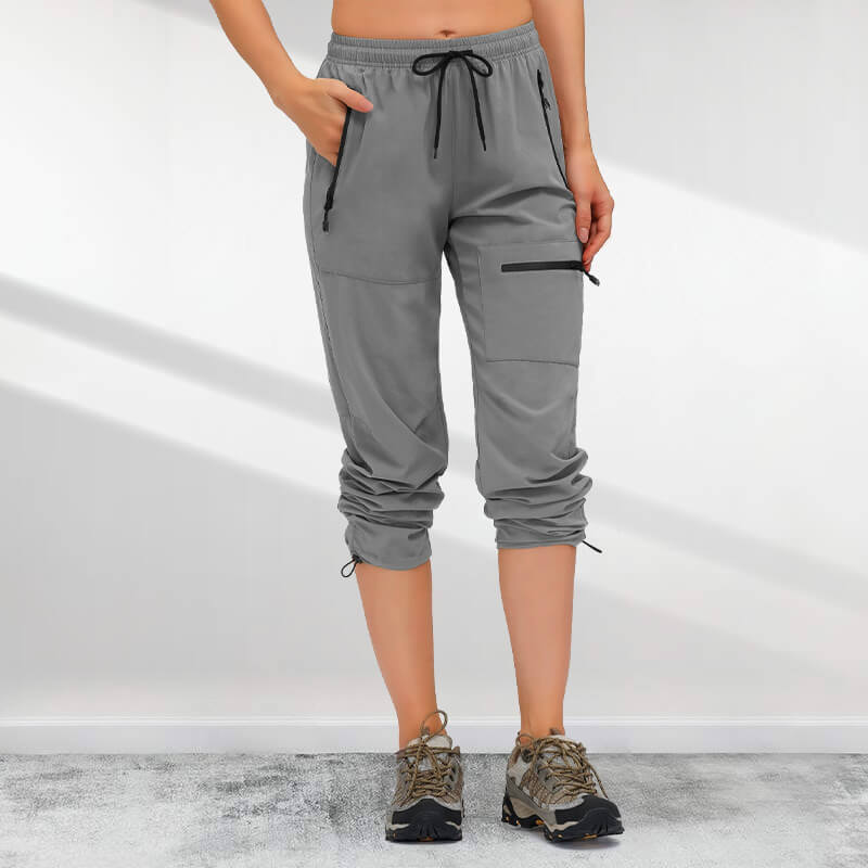 Sumoravibe - Pantaloni Trekking 5 Zip Tasca da donna