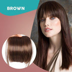 Sumoravibe - Estensioni dei capelli con frangia clip-in 3D senza cuciture