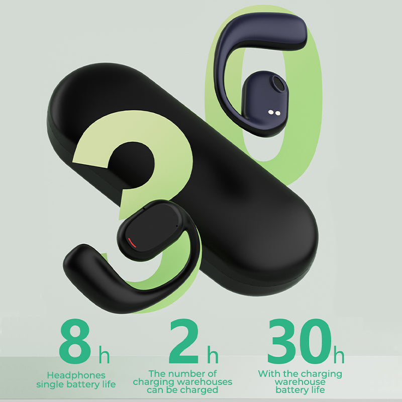 Sumoravibe - Auricolare Bluetooth senza fili da appendere all'orecchio