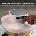 Air Fryer en verre Crispi Pro 7-en-1, Rose Quartz