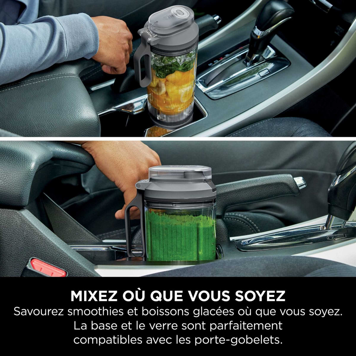 Blender portable sans fil Ninja Blast Max 570 ml - Gris