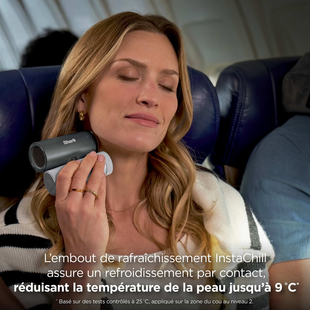 Pack Ventilateur portable 3-en-1 Shark ChillPill et Glacière sac à dos Ninja FrostVault Go 36 canettes - Charbon