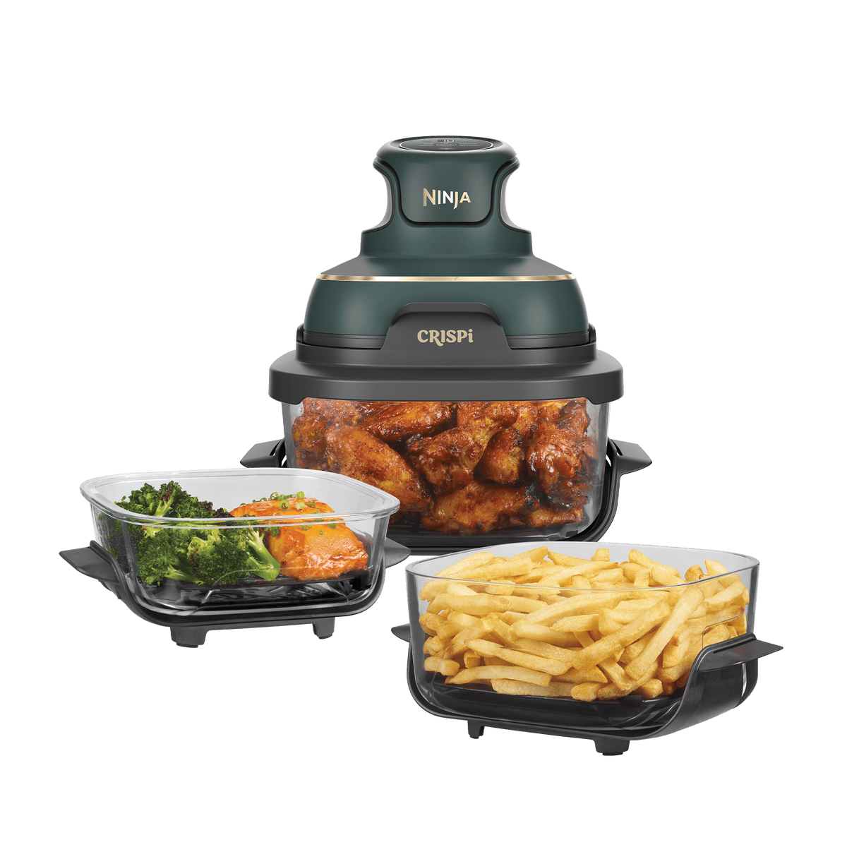 Air Fryer en verre Crispi Pro 7-en-1, Bone