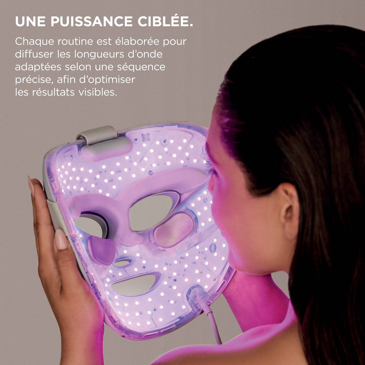 Masque LED CryoGlow + Appareil de soin FacialPro Glow + DePuffi - Bleu