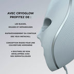 Masque LED Shark CryoGlow avec rafraîchissement du contour des yeux - Bleu Givré