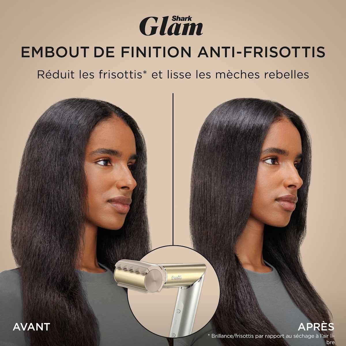 Multi-Styler Shark Glam Lisseur avec 5 embouts dont embout RapidGloss