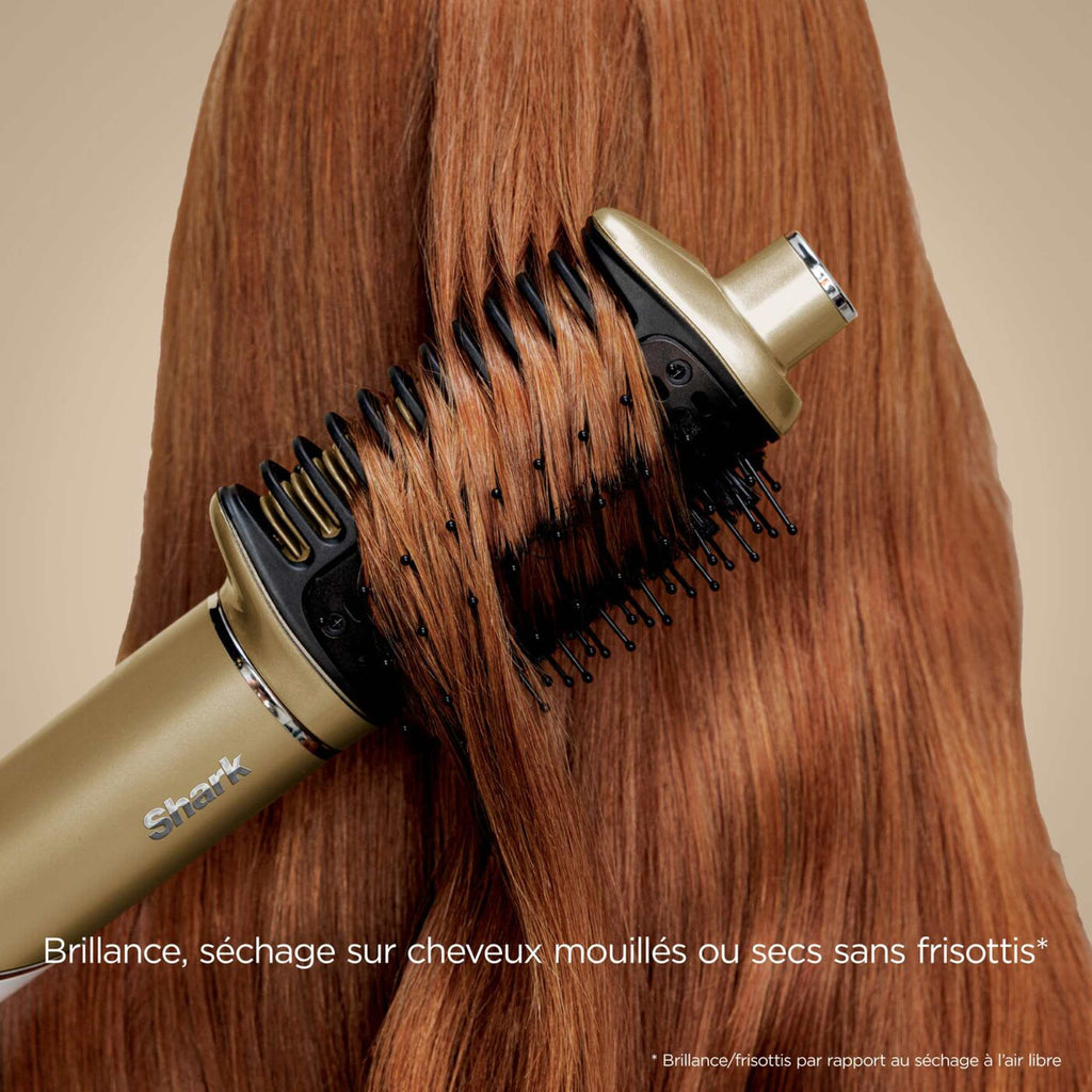 Multi-Styler premium et Sèche-Cheveux 5-en-1 avec diffuseur Shark Glam - Or