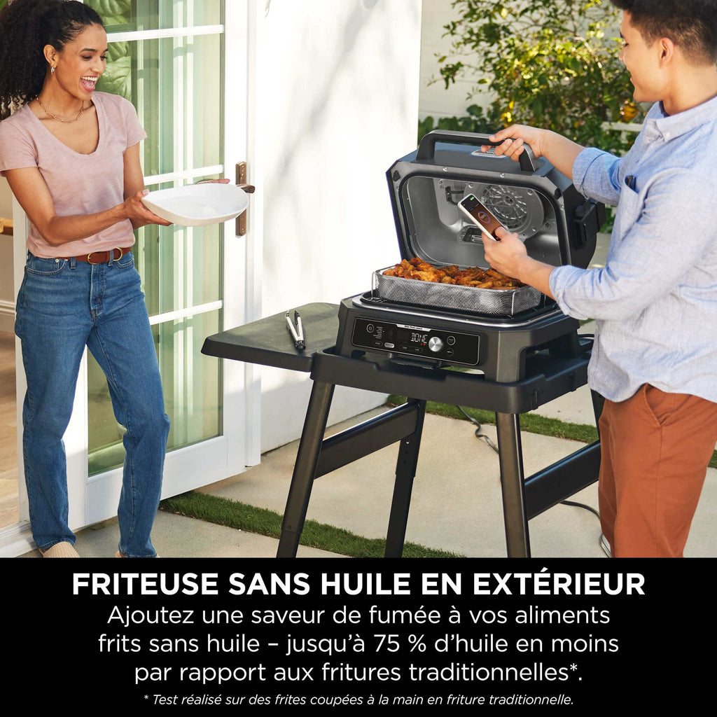Barbecue électrique et fumoir Ninja Woodfire Pro Connect XL avec app OG901EU