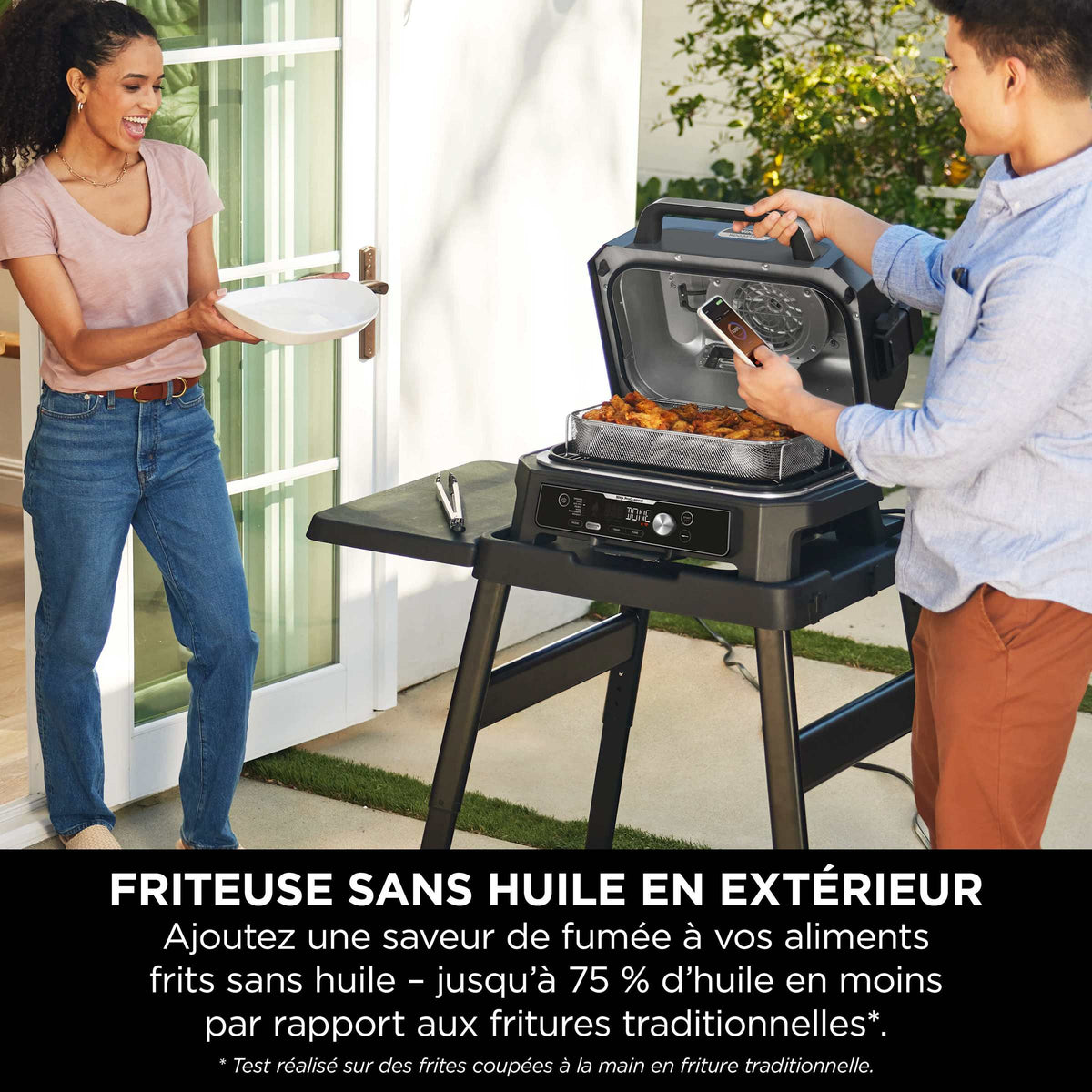 Barbecue électrique et fumoir Ninja Woodfire Pro Connect XL avec app OG901EU