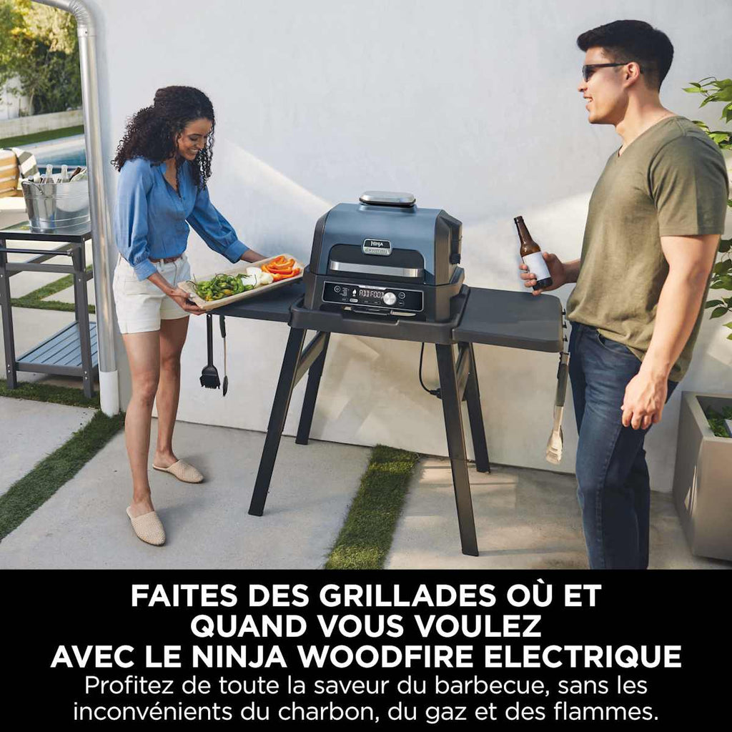 Barbecue électrique et fumoir Ninja Woodfire Pro Connect XL avec app OG901EU