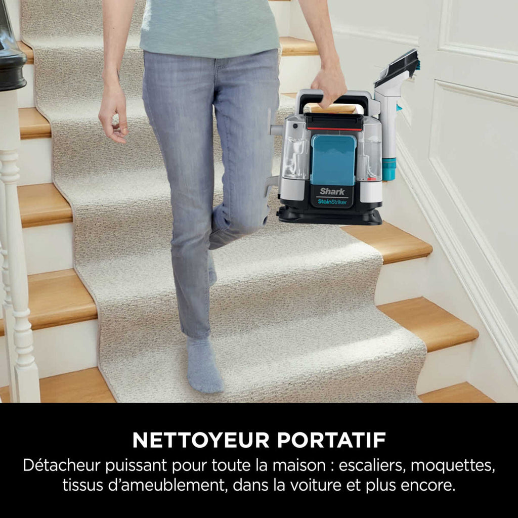 Shark StainStriker - Shampouineuse Nettoyeur Détacheur Tapis, Canapé & Voiture