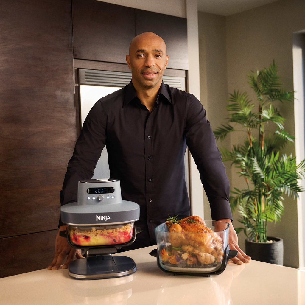 Air Fryer en verre Crispi Pro 7-en-1, Bleu Cyberspace