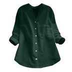 Sumoravibe - Camicia ampia casual in cotone di lino fatta a mano in stile giapponese (? Acquista 2 automatici con uno sconto del 10% e spedizione gratuita?)