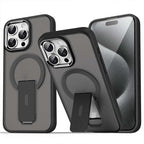 Sumoravibe - Custodia Magnetica Antiurto con Supporto per iPhone Serie 15-11