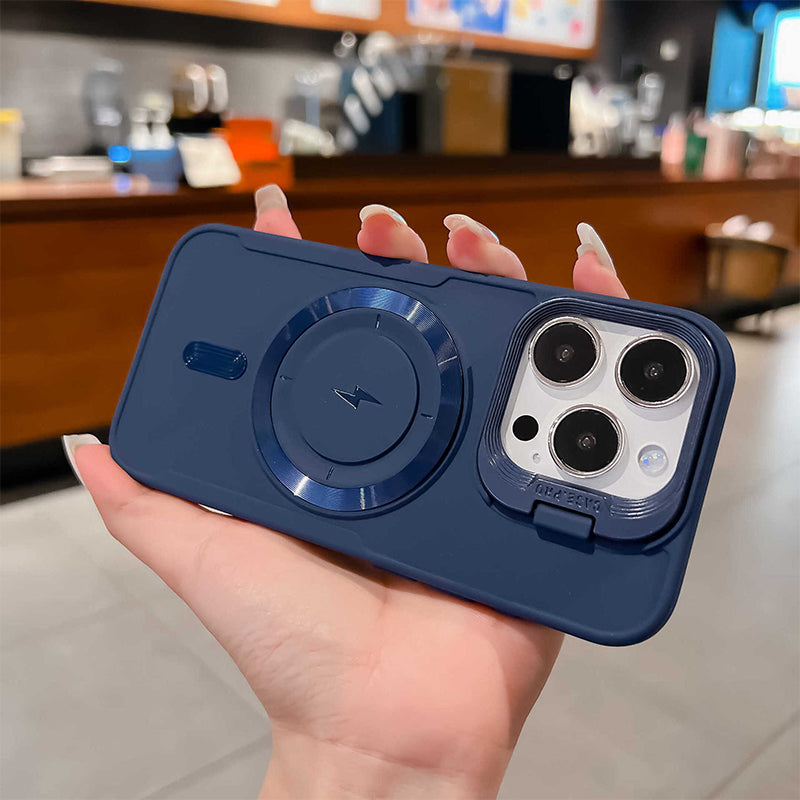 Sumoravibe - Custodia Magnetica in Silicone con Supporto per Lente Invisibile
