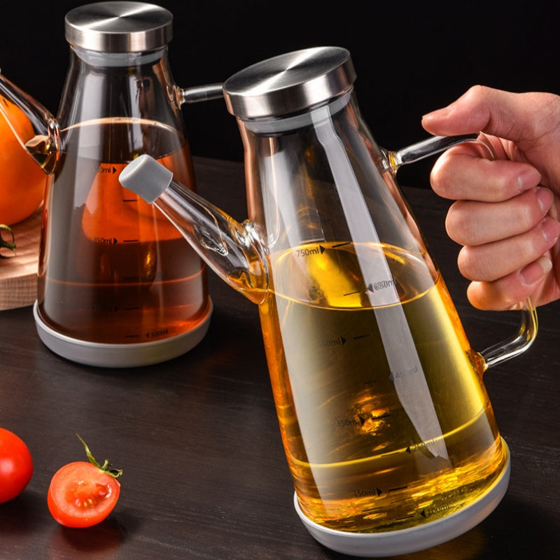 Sumoravibe - Bottiglia Dispenser per Olio con Beccuccio Antigoccia