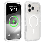 Sumoravibe - Custodia magnetica trasparente antiurto per telefoni della serie 13-17
